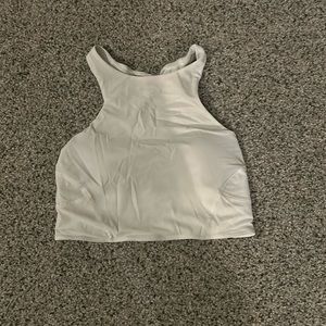 lululemon white work out top/ bra